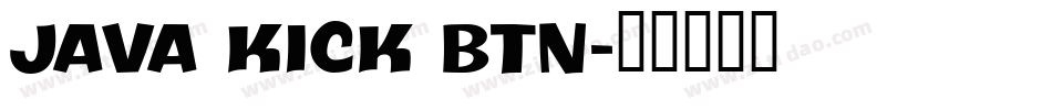 Java Kick BTN字体转换